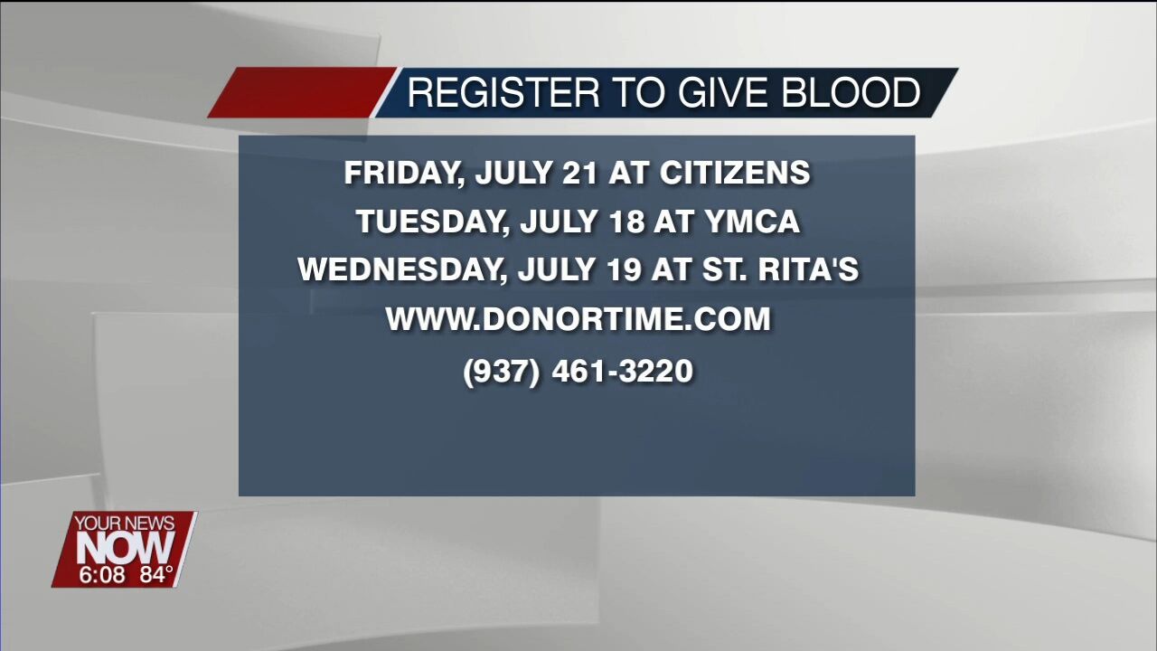 Community Blood Center partnering with Citizens National Bank and other Lima businesses for blood drives